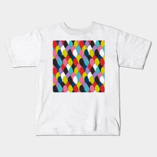 Abstract Wave Seamless Pattern Kids T-Shirt